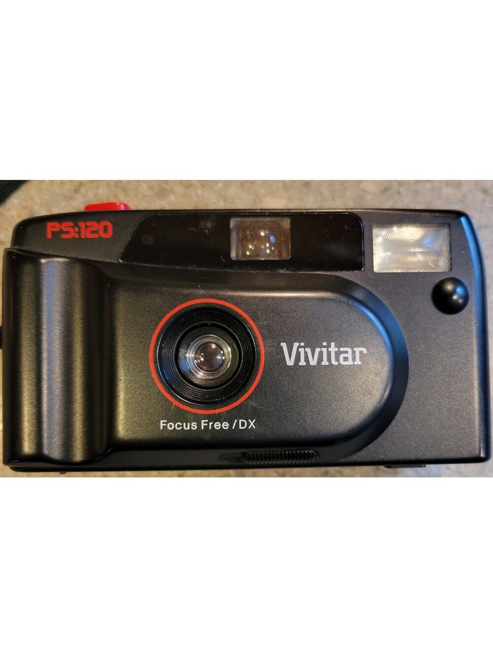 Vivitar Point and Shoot PS:120 35mm Film Camera Autofocus Focus Free/DX Tested